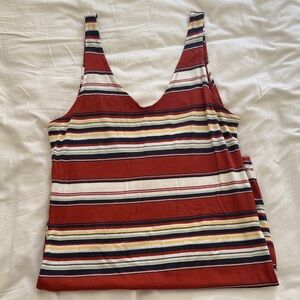 Obey Striped Sleeveless low back Dress